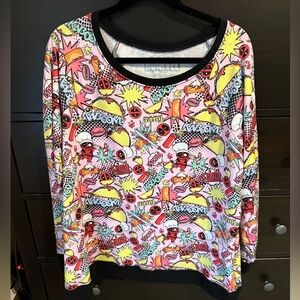Her Universe Marvel Deadpool Graphic Sweatshirt size 3